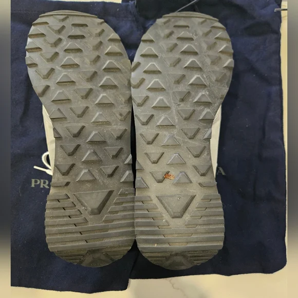 Prada Milano Men's Grey Sneakers 10.5 - Picture 9 of 11